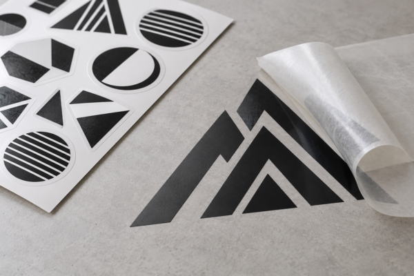 Decals and stickers — custom geometric graphics