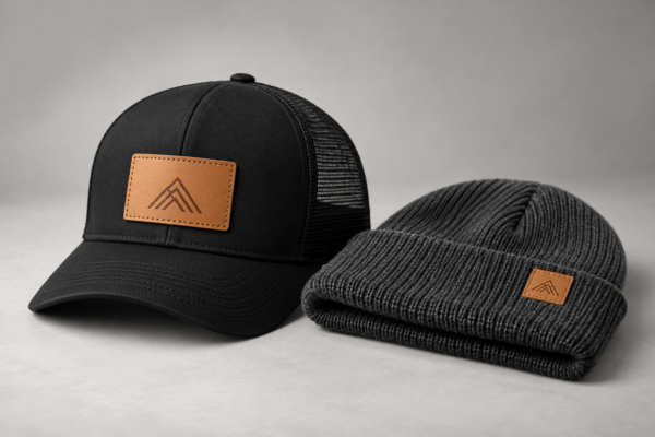 Hats and patches — trucker cap and beanie